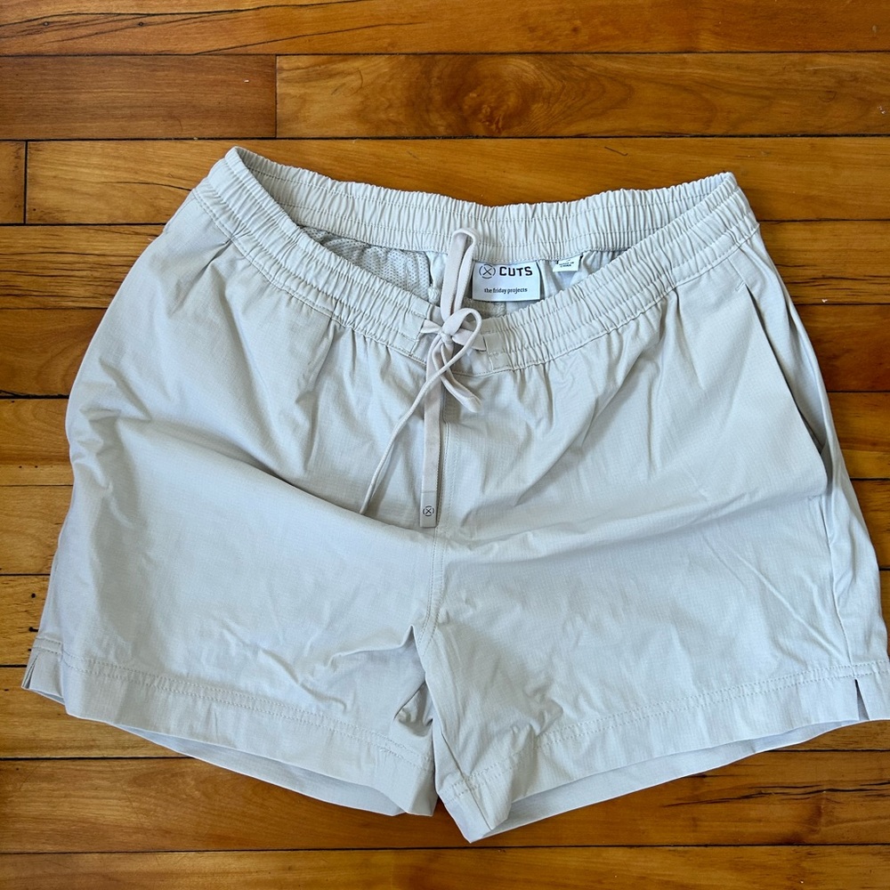 Cuts Clothing Men's Light Beige Swim Trunks